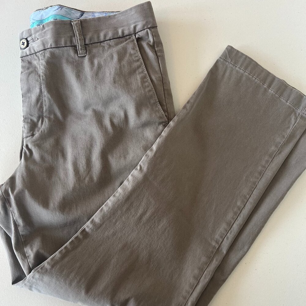 Tommy Bahama Men's Chino Pants Cotton Tencel Blend Size 35 x 30